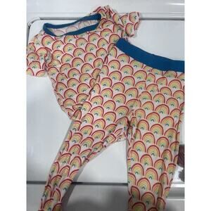 Little Sleepies Bamboo Primary Rainbows 2-piece